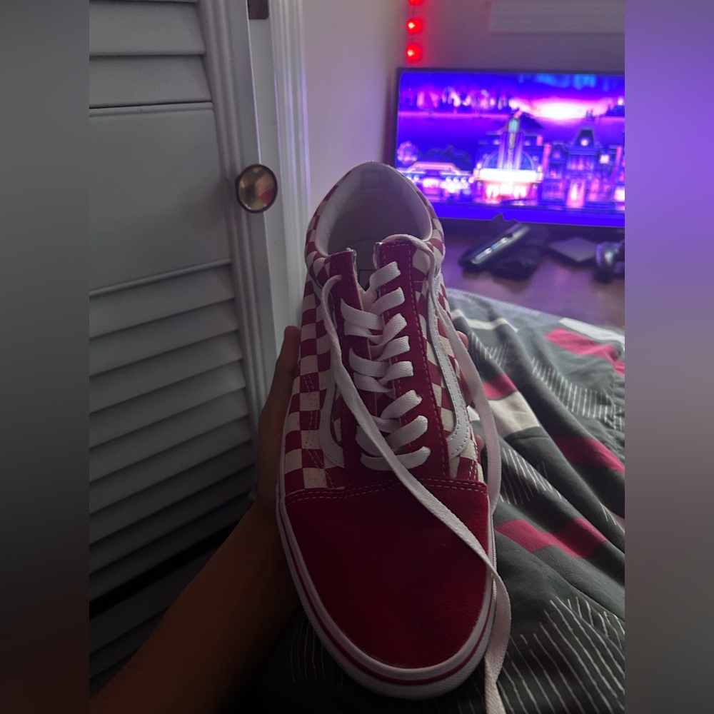 Checkered red vans - Picture 4 of 8